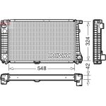 Denso Motorkühler DRM05016 Denso Motorkühler DRM05016