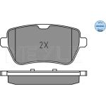 MEYLE Bremsbelagsatz Mercedes-Benz W222/C217/R231 12 252507119 MEYLE Bremsbelagsatz Mercedes-Benz W222/C217/R231 12 252507119