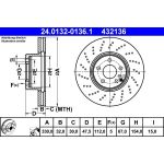 Bremsscheibe Db P. W211/W220 03-09 24.0132-0136.1 Bremsscheibe Db P. W211/W220 03-09 24.0132-0136.1