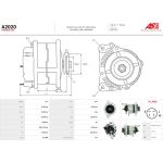 A2020 AS-PL Lichtmaschine (Generator) A2020 A2020 AS-PL Lichtmaschine (Generator) A2020
