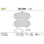 Valeo Bremsbelagsatz 601389 Valeo Bremsbelagsatz 601389