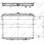 Kühler, Motorkühlung NRF519533 Kühler, Motorkühlung NRF519533