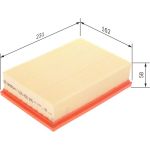 Luftfilter F 026 400 345 Luftfilter F 026 400 345
