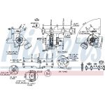 NISSENS Turbolader 93090 NISSENS Turbolader 93090