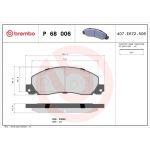 BREMBO Bremsklötze VA P 68 006 BREMBO Bremsklötze VA P 68 006