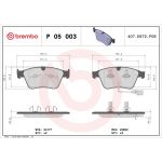 BREMBO Bremsklötze VA P 05 003 BREMBO Bremsklötze VA P 05 003