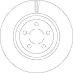 Bremsscheibe Chrysler P. 300C DF6244S Bremsscheibe Chrysler P. 300C DF6244S