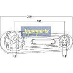 Japanparts Motoraufhängung RU-195 Japanparts Motoraufhängung RU-195