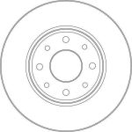 Bremsscheibe Toyota T. Corolla 1.4-1.8 02-07 DF4379