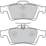 VALEO Bremsbeläge 601044 VALEO Bremsbeläge 601044