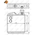 Wärmetauscher, Innenraumheizung 58146 Wärmetauscher, Innenraumheizung 58146