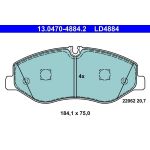 ATE Bremsbelagsatz 13.0470-4884.2