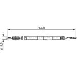 Handbremsseil 1987482874 Handbremsseil 1987482874