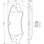 Bosch Bremsbelagsatz 0 986 494 408 Bosch Bremsbelagsatz 0 986 494 408