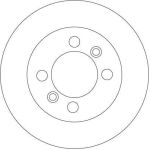52 482 025 Bremsscheibe HA DF4365 52 482 025 Bremsscheibe HA DF4365