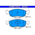 Bremsbelagsatz Dacia P. Logan 1.4-1.6 07 13.0460-7270.2 Bremsbelagsatz Dacia P. Logan 1.4-1.6 07 13.0460-7270.2