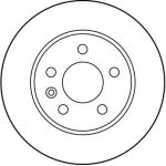 Bremsscheibe Db P. Vito 108-110D/113-114 96-03 DF2797 Bremsscheibe Db P. Vito 108-110D/113-114 96-03 DF2797