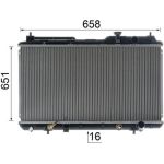 MAHLE Kühler, Motorkühlung CR 740 000S MAHLE Kühler, Motorkühlung CR 740 000S