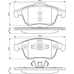 Bosch Bremsbelagsatz 0 986 494 381 Bosch Bremsbelagsatz 0 986 494 381