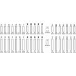 Bitsatz Torx, Hex, Spline, 40-Teilig OK-01.0040