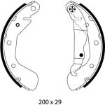 Bremsbacken Opel Corsa C 00- Ohne Abs 200X29 91058100 Bremsbacken Opel Corsa C 00- Ohne Abs 200X29 91058100