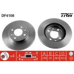 TRW Bremsscheibe DF4108 TRW Bremsscheibe DF4108