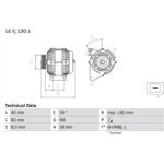 Lichtmaschine 0 986 041 150