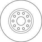 TRW Bremsscheibe DF2760 TRW Bremsscheibe DF2760