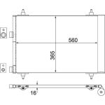 Kondensator, Klimaanlage AC 315 000S Kondensator, Klimaanlage AC 315 000S