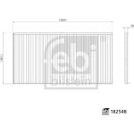 FEBI BILSTEIN Filter, Innenraumluft 182548 FEBI BILSTEIN Filter, Innenraumluft 182548