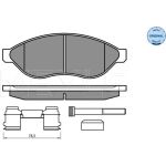 Bremsbelagsatz Fiat P. Ducato 06- Adowno— 1700 025 244 6819/W2 Bremsbelagsatz Fiat P. Ducato 06- Adowno— 1700 025 244 6819/W2