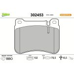 Valeo Bremsbelagsatz 302453 Valeo Bremsbelagsatz 302453