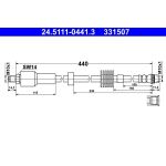 ATE Bremsschlauch 24.5111-0441.3