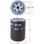 OC 59 MAHLE Ölfilter OC 59, Anschraubfilter, Höhe 142,4 mm – u. a. für Opel Rekord E (17_, 11_, 14_, 16_, 18_, 19_), E Caravan (61_, 66_, 67_), D – OE Nummer 0650372 - l OC 59 MAHLE Ölfilter OC 59, Anschraubfilter, Höhe 142,4 mm – u. a. für Opel Rekord E (17_, 11_, 14_, 16_, 18_, 19_), E Caravan (61_, 66_, 67_), D – OE Nummer 0650372 - l