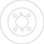 TRW Bremsscheibe Suzuki P. Wagon R+ 98-00 DF4315 TRW Bremsscheibe Suzuki P. Wagon R+ 98-00 DF4315