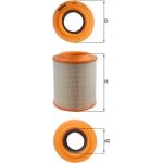 MAHLE Luftfilter LX 1275