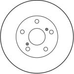 TRW Bremsscheibe DF2724 TRW Bremsscheibe DF2724