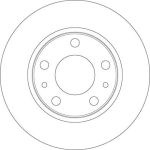 40 481 065 Bremsscheibe VA DF6412 40 481 065 Bremsscheibe VA DF6412