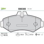 Valeo Bremsbelagsatz 598300 Valeo Bremsbelagsatz 598300
