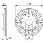 Bremsscheibe 0 986 479 737 Bremsscheibe 0 986 479 737