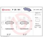 BREMBO Bremsklötze VA P 23 161 BREMBO Bremsklötze VA P 23 161