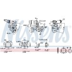 NISSENS Turbolader 93282 NISSENS Turbolader 93282