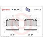 BREMBO Bremsklötze VA P 50 053 BREMBO Bremsklötze VA P 50 053