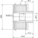 Generatorfreilauf 588061 Generatorfreilauf 588061