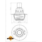 Thermostat, Kühlmittel 725141 Thermostat, Kühlmittel 725141