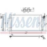 Nissens Klimakondensator PKW 941287