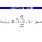 ATE Handbremsseil 24.3727-1613.2 ATE Handbremsseil 24.3727-1613.2