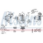 NISSENS Turbolader 93422