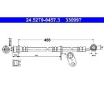 ATE Bremsschlauch 24.5270-0457.3 ATE Bremsschlauch 24.5270-0457.3