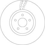 51 481 078 Bremsscheibe VA DF6662S 51 481 078 Bremsscheibe VA DF6662S